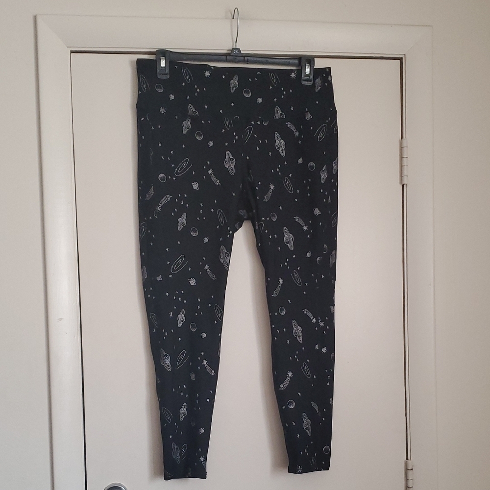 Torrid Cosmic Print Leggings - Black - Picture 1 of 14